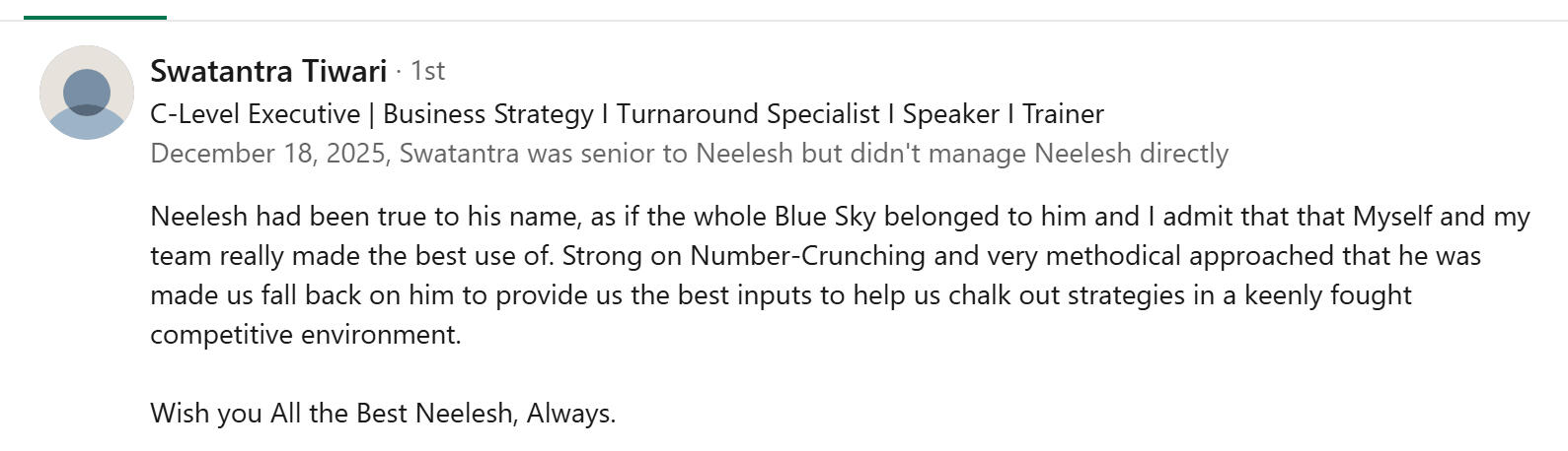 A Mentor You Need: Mr NK